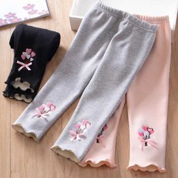 Leggings Tights Trousers Girl Fece Wears Warm and Comfortable Childrens Thick Pants Winter Integrated Fece Wears Cute Casual Thick Pants WX5.29