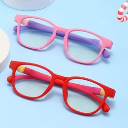 Sunglasses Kids Glasses Eye Protection Eyeglasses Ultra Light Frame Anti-blue Removable Computer Online Classes