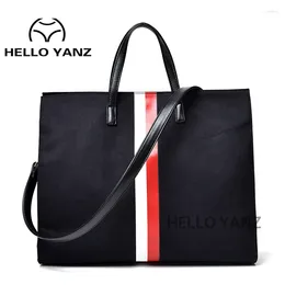 Shoulder Bags Fashion Canvas All Match Handbags Simple Solid Colour Cloth Korean With Interlayers For Portable Outing