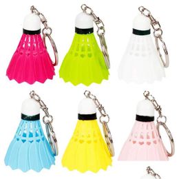 Keychains & Lanyards 60Pcs Badminton Keychain Sports Pendant Bag Game Souvenir Keyring 240320 Drop Delivery Fashion Accessories Dhmuf