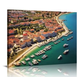 Zadar Pictures Wall Decor Croatia Canvas Wall Art Landscape Poster Prints For Living Room Bedroom Office