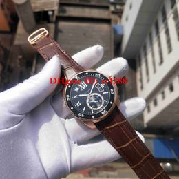 Best Quality Watch CALIBRE DE series W7100051 watch Rose Gold Case mechanical Automatic Mens Sport Wrist Watches 274m