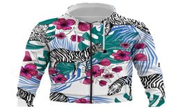 Men039s Hoodies Sweatshirts Abstract Animal Zebra Print Men Zipper MenWomen Unisex Oversized Streetwear Fashion Tops Clothin6358459