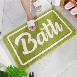 Carpets Entrance Doormat Simple Bathroom Kitchen Absorbent Non-Slip Mat Rugs Carpet Plush Thickening Foot Pad Floor Bedside