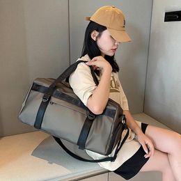 Outdoor Bags Fashion Training Tas With Shoe Compartment Women Sport Gym Fitness Tote Waterproof Dry Wet Storage Pocket Shoulder Overnight
