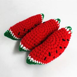 Newborn Studio Photography Prop Fruits and Vegetables Cute Baby Wool Knitting Toys Infant Souvenirs Shooting Photo Accessories