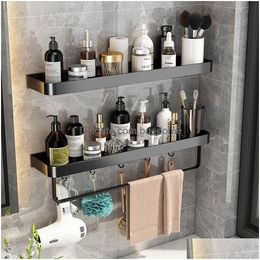 Bathroom Shelves Shees Shower Holder Corner Shampoo Stand Towel Toilet Organizer Shelf Kitchen Spice Rack Accessories Drop Delivery Ho Dheqd