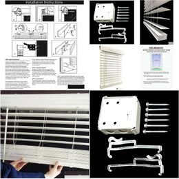 Blinds Window And Floor 2 Faux Wood 47.5 W X 60 H Inside Mount Cordless White Drop Delivery Home Garden Decor Otpfy