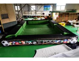 Playhouse Human Inflatable Snooker FootballSoccer Table Pool Portable Snookball Funny Indoor Outdoor Sport Games6386171