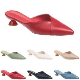 Slippers Women Fashion Heels Sandals High Shoes GAI Triple White Black Red Yellow Gr 7ec