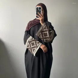 Ethnic Clothing Fashion Muslim Kimono Womens Cardigan Ramadan Dubai Turkey Eid Dresses Islamic Loose Comfortable Abaya Femme Musulman
