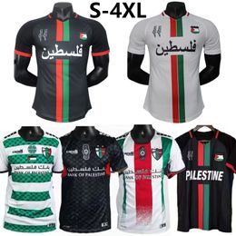 23 24 25 Men Camisa da Palestina Camisa Adulta Tracksuit Palestino Camisa de futebol em casa 2024 2025 3xl 4xl Jogador de futebol palestino Match Match Match Sports Uniform Training Suit
