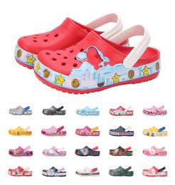 Kids Cartoon boys girls dinosaur unicorn cars sandals Flip Flop Slippers Toddlers Sandal Hole Slipper s Beach Shoes Infan4233484