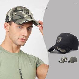 Berets Men Women Military Army Camouflage Sunhats Letter Embroidered Baseball Cap Summer Outdoor Sports Tactical Combat Hunting Hat