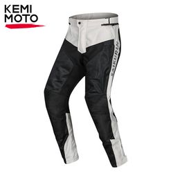 Motorcycle Riding Pants Anti-fall knight Pants Motorcross Men Trousers Breathable Waterproof Pants 600D Mesh Fabric Soft Durable
