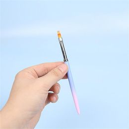 1PCS Set Nail Art Liner Painting Pen Brush Metal Gold Gel UV Polish Tips Flower 3D Design Manicure Pedicure Drawing Tool Kit
