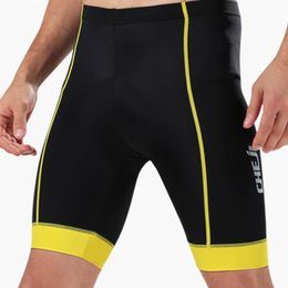 Men Cycling Shorts MTB Road Riding Wear Half Pants Sportswear Breathable Polyester Quick-Dry with Silicone Padded Bike Clothing