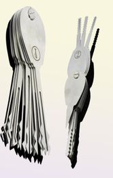 20psc Foldable Car Lock Opener Double Sided Pick Set Locksmith Supplies jiggler keys4444722