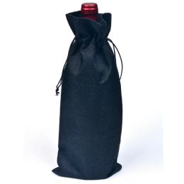 10Pcs/Lot 15x35cm Christmas New Year Party Champagne Red Wine Drawstring Linen Wine Bottle Packaging Bags Decor Gift Supplies
