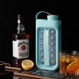 Ice Ball Maker Portable Ice Maker Bottle Makes Ice Cubes Ice Cube Moulds Bottle Creative Ice Hockey Bubble Ice Maker Kettle Hot