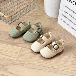 {15-25} Girls Shoes Autumn New Childrens Princess Shoes Baby Soft Sole Learning Walking Single Shoes 0-1-3 Years Old 240530