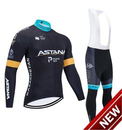 Astana Winter Cycling Jersey 2021 Pro Team Men Women Thermal Fleece Cycling Clothing Mtb Bike Jersey Bib Pants Kit Ropa Ciclismo 7215870