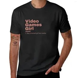 Men's Polos Film Girl - Video Games T-Shirt Korean Fashion Aesthetic Clothes Clothing Plain T Shirts Men
