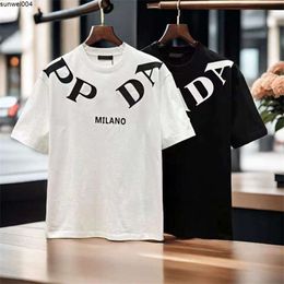 Mens Designer T-shirt Casual Womens Letters Stereoscopic Printed Short Sleeve Best-selling Luxury Mens Hip Hop Clothing Asian Size