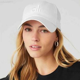 Designer Al Yoga Ball Cap Baseball Fashion Summer Women Versatile Big Head Surround Show Face Small Sunvisor Hat Wear Duck Tongue 2023 e017