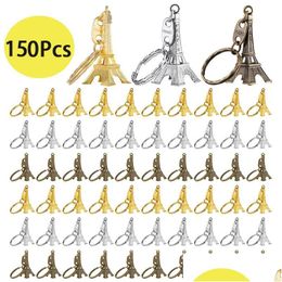 Keychains Lanyards 150Pcs Keyring Eiffel Tower Key Chain Keychain Pendant Decorations 240320 Drop Delivery Fashion Accessories Dhk7K