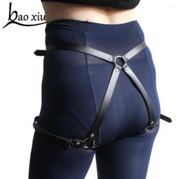 Belts Vintage Fashion Women Men Sexy Goth Harness Leather Belt Bondage Leggings Gothic Punk PU Garters Female Straps