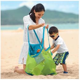 Storage Bags Beach Bag Mesh Stay Away From Sand Durable Indoor Outdoor 1Pcs Portable Hand Swimming Sport Toys For Children Kids