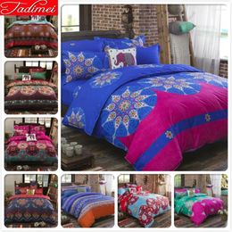 Bedding Sets Classical National Style 3/4 Pcs Set Soft Cotton Adult Kids Child Bed Linens 150x200 180x220 200x230 220x240 Bedspreads