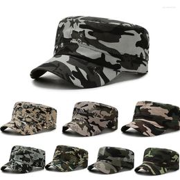 Berets 2024 Military Tactical Army Baseball Caps For Men Women Camouflage Summer Flat Cap Classical Outdoor Sport Hat Adult Hats