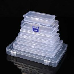 Storage Boxes Bins Rectangular transparent box durable and durable storage box plastic packaging box waterproof and multifunctional dustproof storage box S