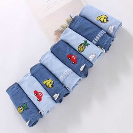 New Children's Cotton Comfortable Baby Jeans Minimalist Style Boys and Girls' Clothing L2405