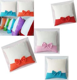 Sublimation Pillow Case White Blanks Peach Skin Pillowcovers Heat Transfer Coating Throw Sofa Cushion Home Decor5383717