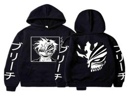 2021 Anime Bleach Kurosaki Ichigo Hoodie Boygirls Sweatshirts Japanese Streetwears Men Women Crewneck Pullovers Clothes G12082500387