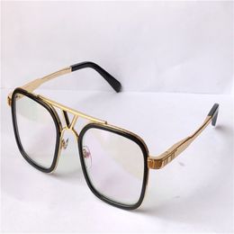 The latest selling pop fashion design optical glasses square frame 0947 top quality HD clear lens with case simple style transparent ey 266L