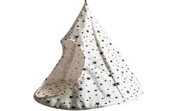 Cat Hammock Bed Cone Shape Breathable Linen Sponge Tent Hanging Cage Cover For Cat Pet Supplies9537744