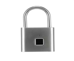 O10 Keyless USB rechargeable door lock fingerprint smart quick unlock Zinc alloy metal IP65 Waterproof Door Luggage Case L257i4937157