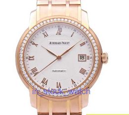 Aoipyi Watch Luxury Designer Rose Gold Mechanical Mens Watch 15158OR ZZ.1229OR.SR5I