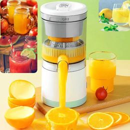 Portable Electric Juicer Wireless Orange USB Rechargeable Lemon Squeezer Slow Juicers Household Kitchen Tools 240522