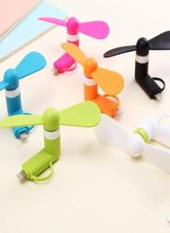 Whole Selling Portable Mini USB Fan by Smartphone Cell Phone iPhone Android Fan Cooler Fan Novelty Games gifts toys1918224