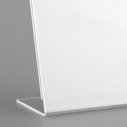 Acrylic Mini Photo Frame Holder Standing Rack Clear Photos Frames Shelf
