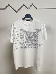 Mens Designer Band T Shirts Fashion Black White Short Sleeve Luxury Letter Pattern W33 t-shirts