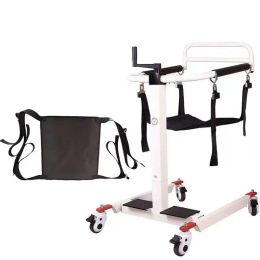Manual Lift Shift Machine Bed Wheelchair Transfer Lifter Chair Bed-Ridden Transport Moving Lifting for Elderly Disabled Patient