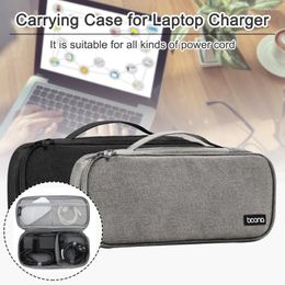 Storage Bags Travel Electronics Parts Cable Organizer Bag Portable Case Zipper For USB Cables Laptop Charger