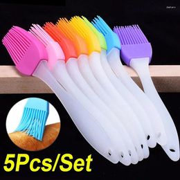Baking Tools 5/1PCS Silicone Barbeque Brush Cooking BBQ Heat Resistant Oil Brushes Kitchen Supplies Bar Cake Utensil