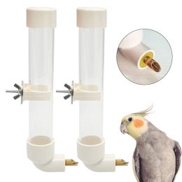 130Ml Plastic Parrot Drinking Kettle Large Automatic Water Feeder Chinchilla Rabbit Water Cup Outdoor Cage Samll Pet Drinker